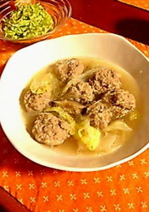 簡単肉団子で作る春雨スープ-レシピのメイン写真