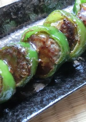 ピーマンの肉詰め-レシピのメイン写真