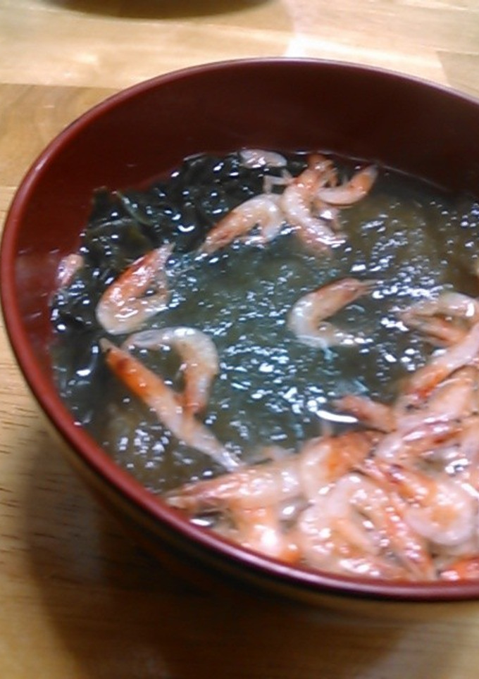 とろろ昆布と桜えびの海鮮汁-レシピのメイン写真