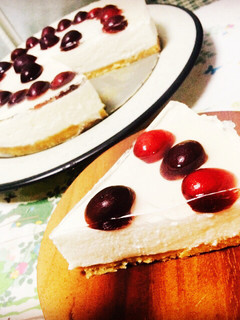 ヨーグルトで作るレアチーズケーキ-レシピのメイン写真