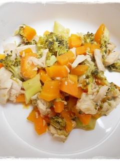 離乳食完了期 蒸しマグロと野菜-レシピのメイン写真