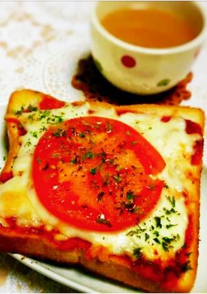 ピザ風トマトトースト★-レシピのメイン写真