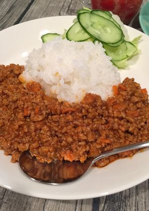 カレー風味のケチャップそぼろ-レシピのメイン写真