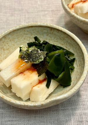 長芋とわかめのサラダ-レシピのメイン写真