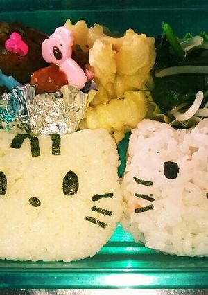 キャラ弁*ダニエル、キティー-レシピのメイン写真