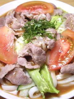 簡単さっぱり 冷しゃぶうどん-レシピのメイン写真