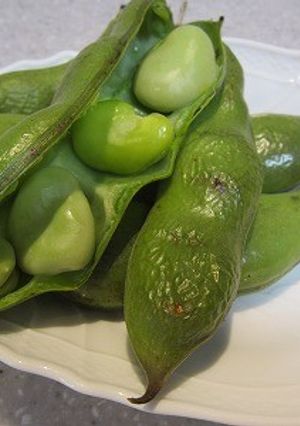 空豆の蒸し焼き-レシピのメイン写真