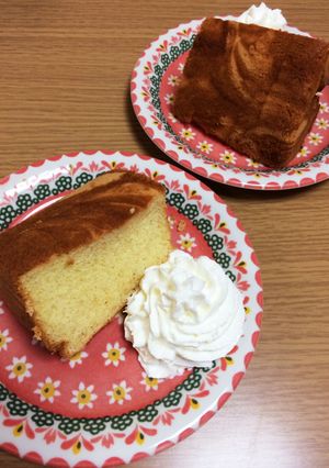 米粉のふんわりシフォンケーキ-レシピのメイン写真