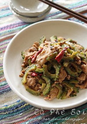 ゴーヤと豚肉のピリ辛豆鼓炒め-レシピのメイン写真