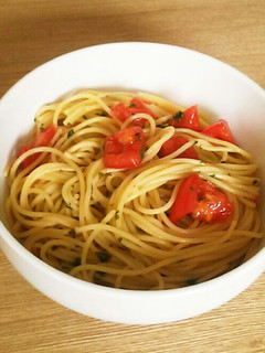 トマトの冷製パスタ-レシピのメイン写真