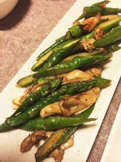 アスパラガスと舞茸のバターソテー-レシピのメイン写真