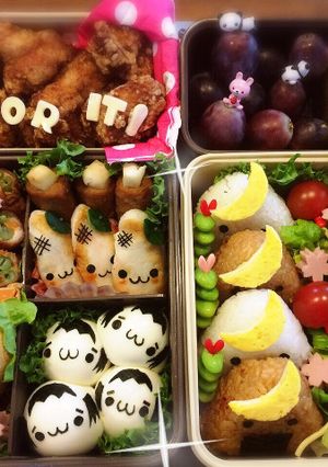 運動会 キャラ弁当 むすび丸 宮城-レシピのメイン写真
