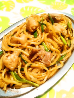 ☺簡単♪味噌ソースでホルモン焼きそば☺-レシピのメイン写真