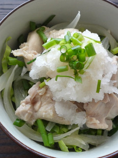 おろし鶏さっぱり煮丼-レシピのメイン写真