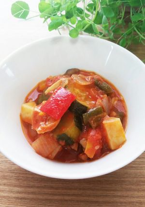 野菜沢山チキンのトマト煮～カチャトラ～-レシピのメイン写真