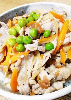 豚肉と野菜の梅いため♪丼やおにぎらずにも-レシピのメイン写真