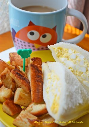 玉子ランチパック&メイプル味ラスク-レシピのメイン写真