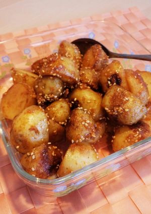 新じゃがのほっこりごま味噌がらめ-レシピのメイン写真