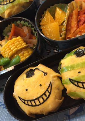 キャラ弁☆殺せんせーおにぎり☆暗殺教室-レシピのメイン写真