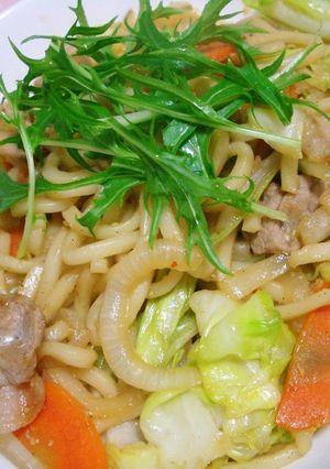 味噌ダレ焼きうどん-レシピのメイン写真