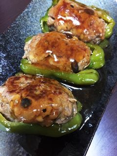 簡単ピーマンの肉詰め(和風とろ〜りあん)-レシピのメイン写真