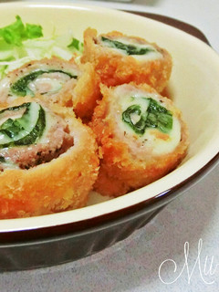 くるくる♫ 大葉 チーズ カツ-レシピのメイン写真