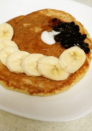 カルピスブルーベリーバナナパンケーキ-レシピのメイン写真