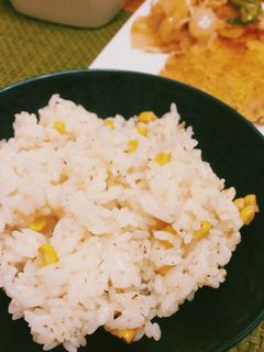 簡単☆炊飯器でピラフ風コーンご飯-レシピのメイン写真