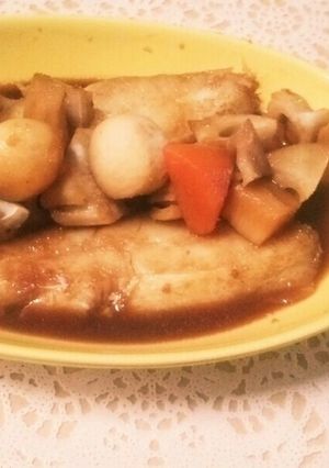 簡単!冷凍アブラカレイアレンジ甘醤油風-レシピのメイン写真