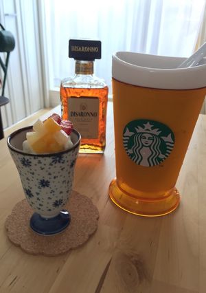 簡単杏仁シャーベット-レシピのメイン写真