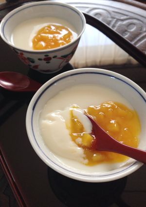 豆乳で＊杏仁霜を使う私のヘルシー杏仁豆腐-レシピのメイン写真