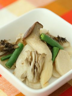 焼き長芋とキノコのさっと煮-レシピのメイン写真