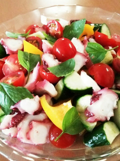 たこと夏野菜のレモンサラダ-レシピのメイン写真