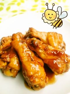 ☺簡単♪鶏手羽元のはちみつ醤油甘辛煮☺-レシピのメイン写真