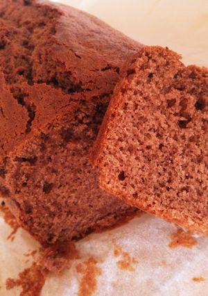 材料これだけ！ココアパウンドケーキ-レシピのメイン写真