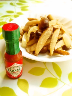 ☺簡単♪ごぼうのピリ辛タバスコ炒め☺-レシピのメイン写真
