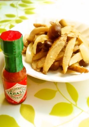 ☺簡単♪ごぼうのピリ辛タバスコ炒め☺-レシピのメイン写真