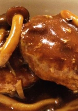 おからパウダーで煮込みハンバーグ♪-レシピのメイン写真