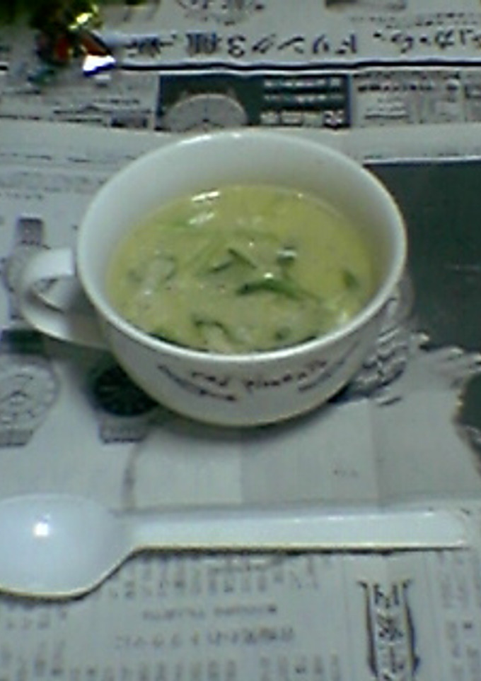 ささみと水菜の卵粥-レシピのメイン写真