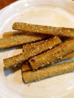 作り置きに!ごぼうの胡麻和え-レシピのメイン写真