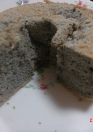 黒ゴマのシフォンケーキ-レシピのメイン写真
