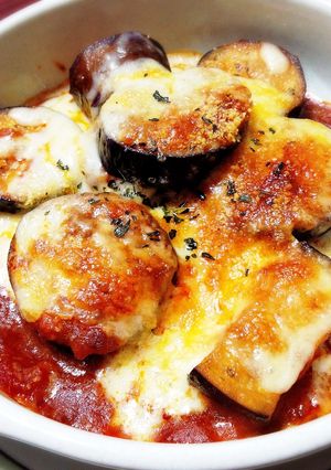 手軽に♪ナスのミートチーズ焼き！-レシピのメイン写真