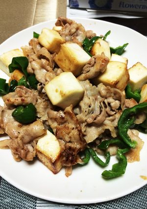 豚バラ肉の柚子胡椒炒め-レシピのメイン写真