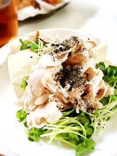 簡単お豆腐の冷しゃぶサラダ-レシピのメイン写真
