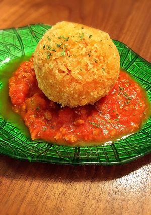 中にチーズがとろりライスコロッケ-レシピのメイン写真