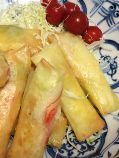 そら豆と長芋の春巻-レシピのメイン写真