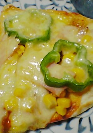 魚焼きグリルで簡単　クリスピーピザ♪-レシピのメイン写真