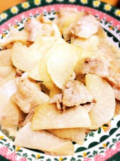 早い!簡単!豚バラ大根炒め-レシピのメイン写真