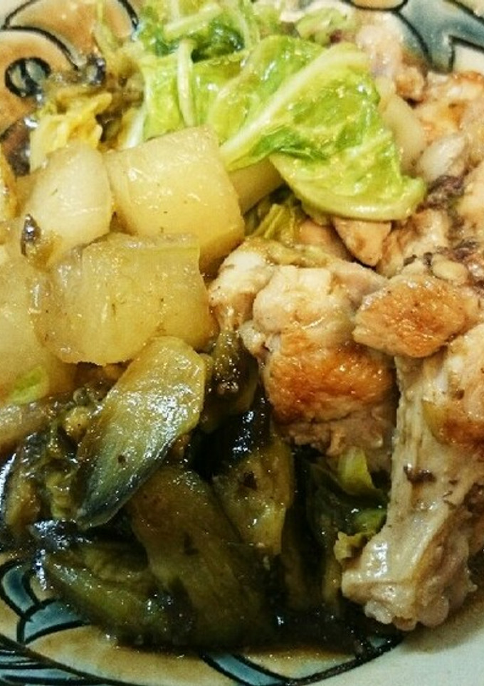 冬瓜と手羽元の炒め煮-レシピのメイン写真