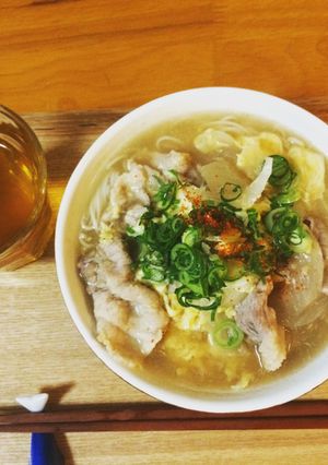 あったまる優しい豚玉にゅうめん-レシピのメイン写真